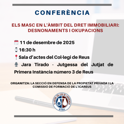 Els Masc en l'àmbit del dret immobiliari: desnonaments i okupacions